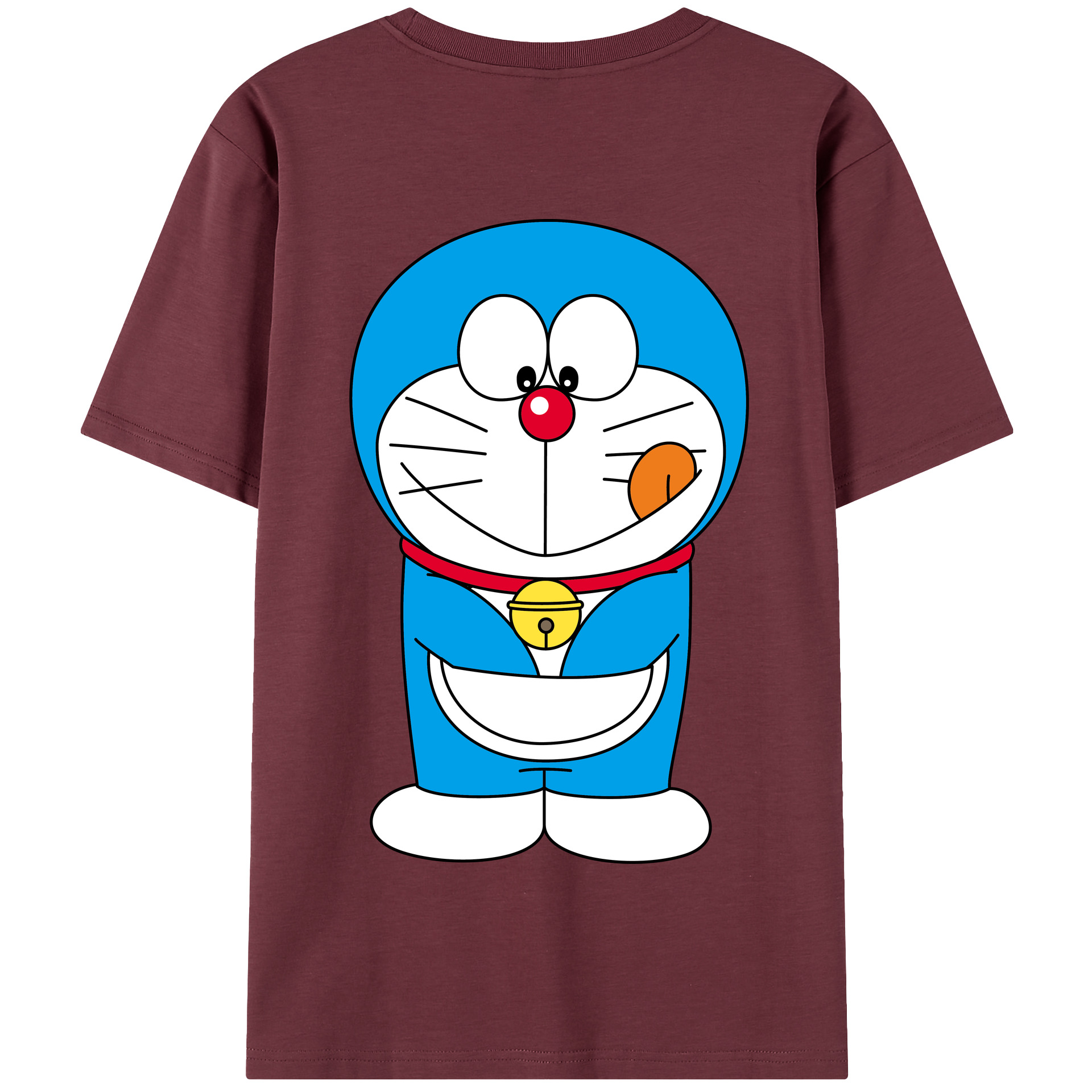 （画像用） ドラえもん Doraemon 綿100％半袖Tシャツ（背面プリント）